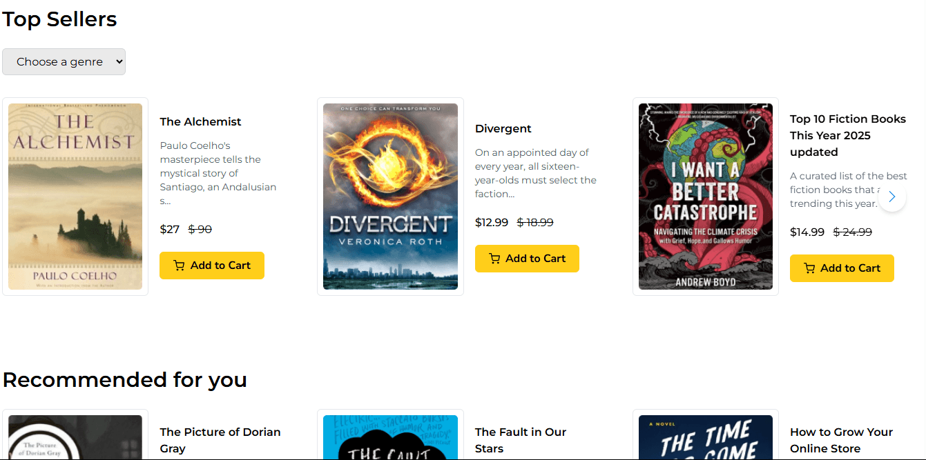 Bookstore App