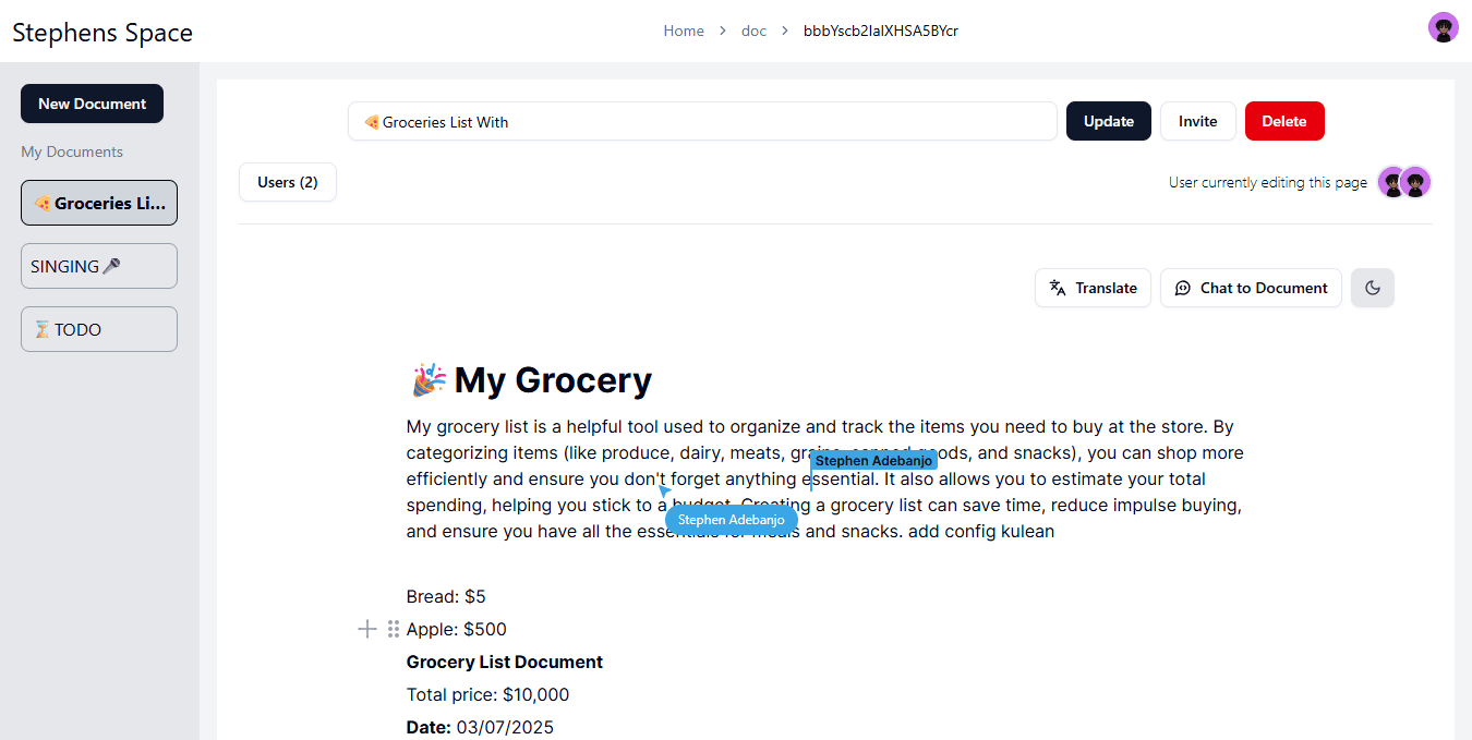 Notion App Clone